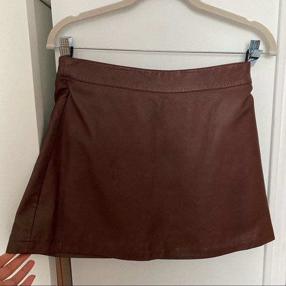 Leather Skirt - Picture 1 of 5
